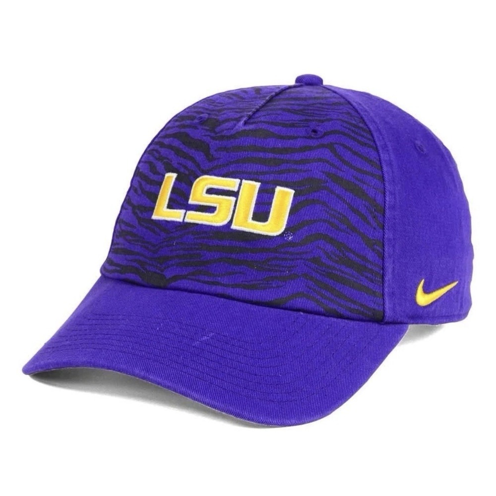 LSU Tigers Nike NCAA Benassi Hook H86 Cap Heritage‎ 86 Tiger Stripes Adjustable
